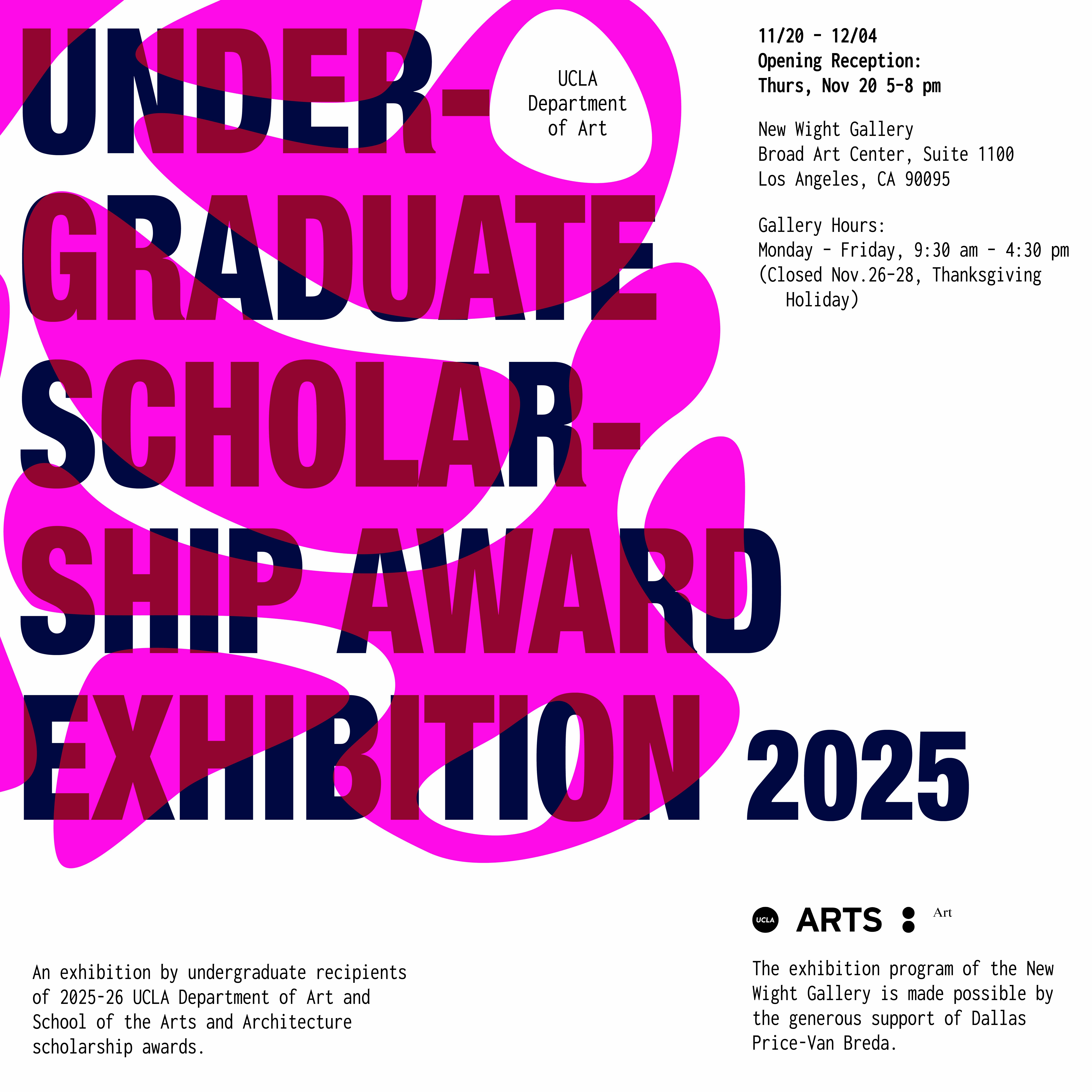 Undergraduate Scholarship Award Exhibition 