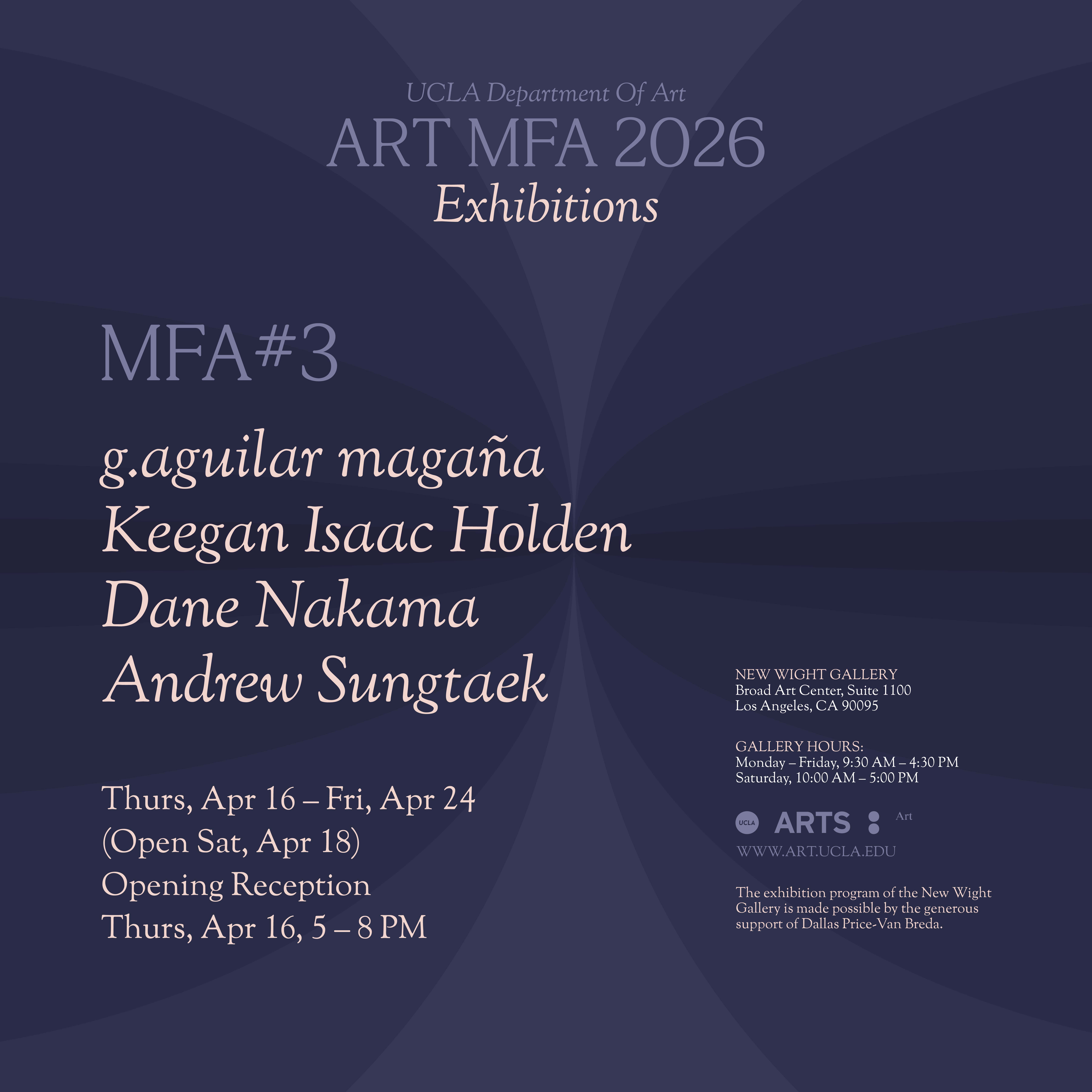 2026 M.F.A. Exhibition #3