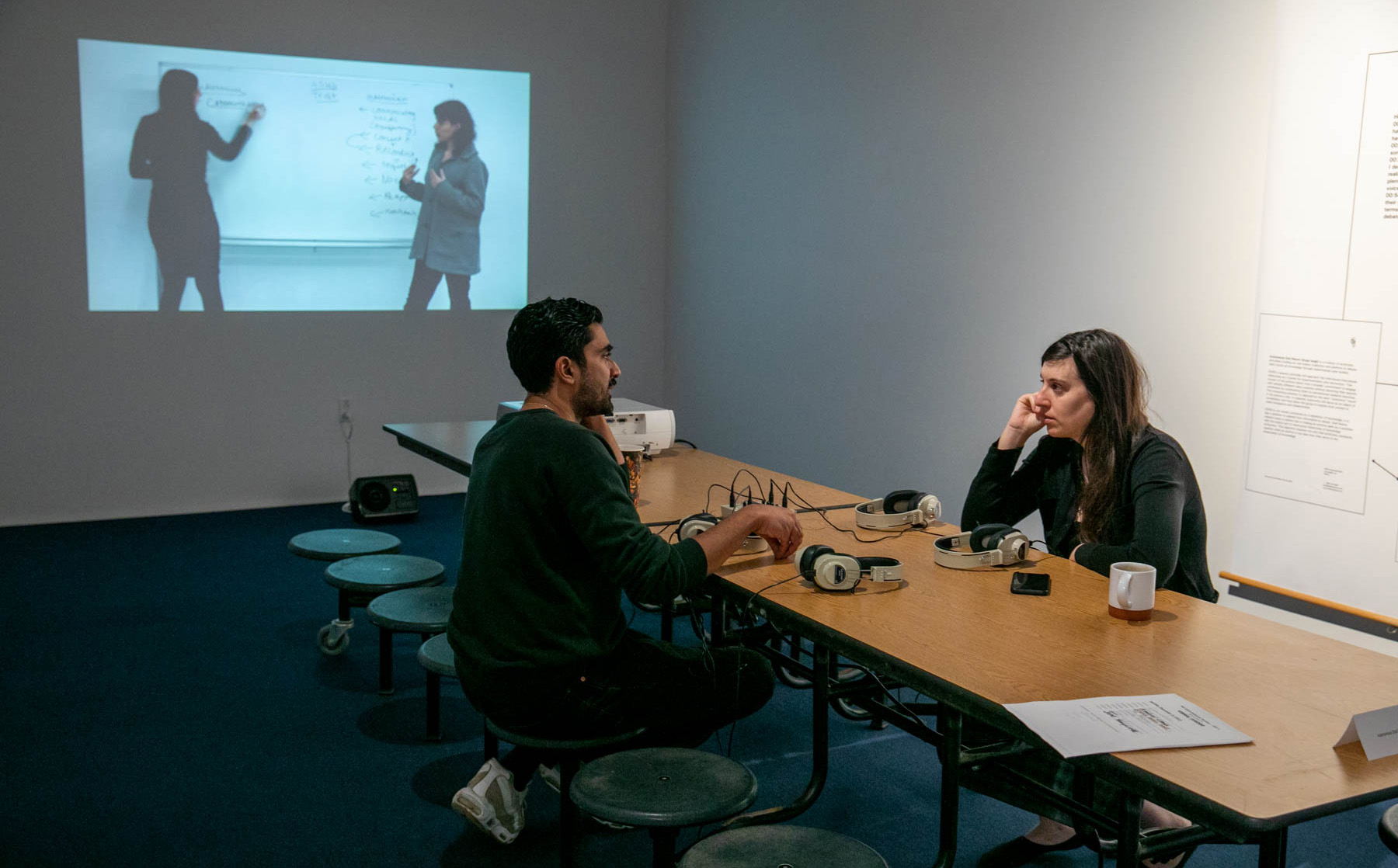 Installation work from an Interdisiplinary Studio graduate student